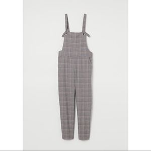 H&M Plaid Overalls